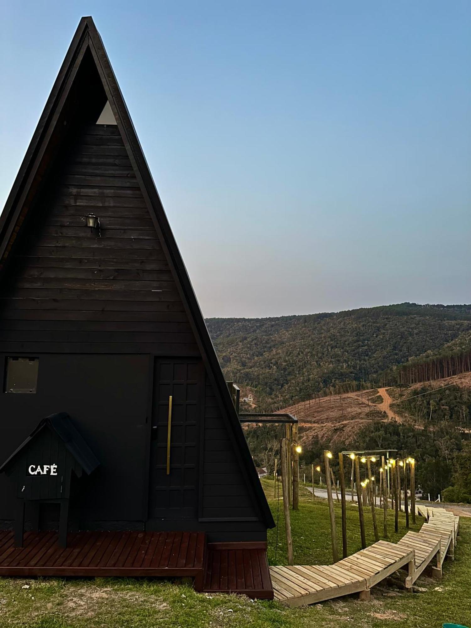 Chales O Refugio Barracão Exterior foto